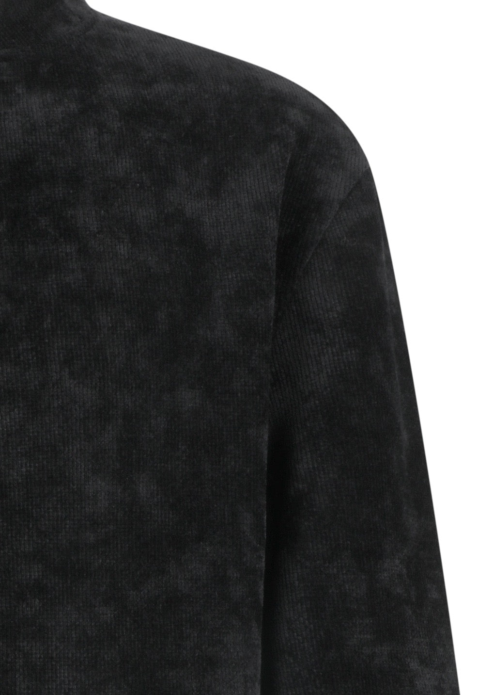Black Velvet Zip Up Jumper