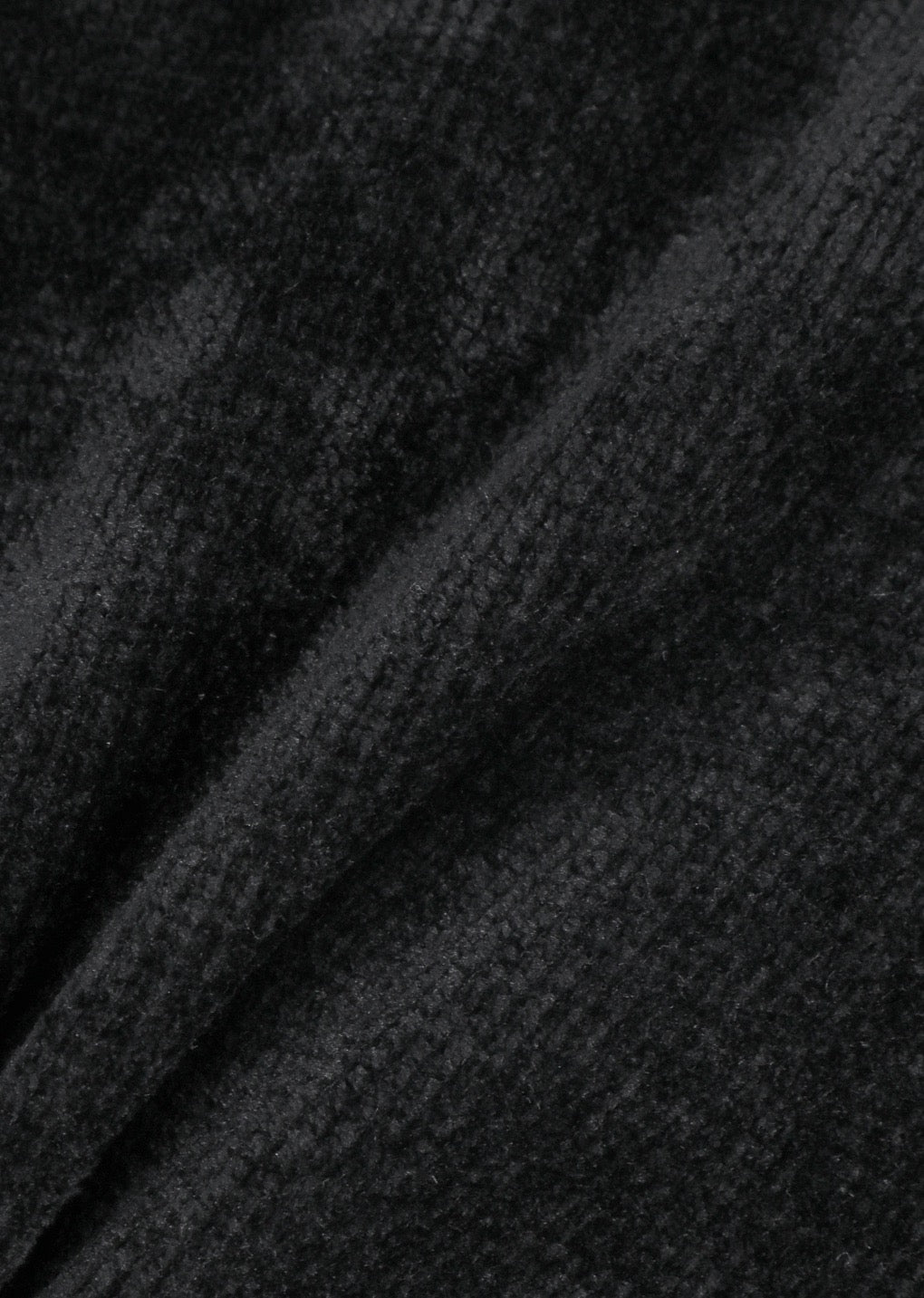 Black Velvet Zip Up Jumper