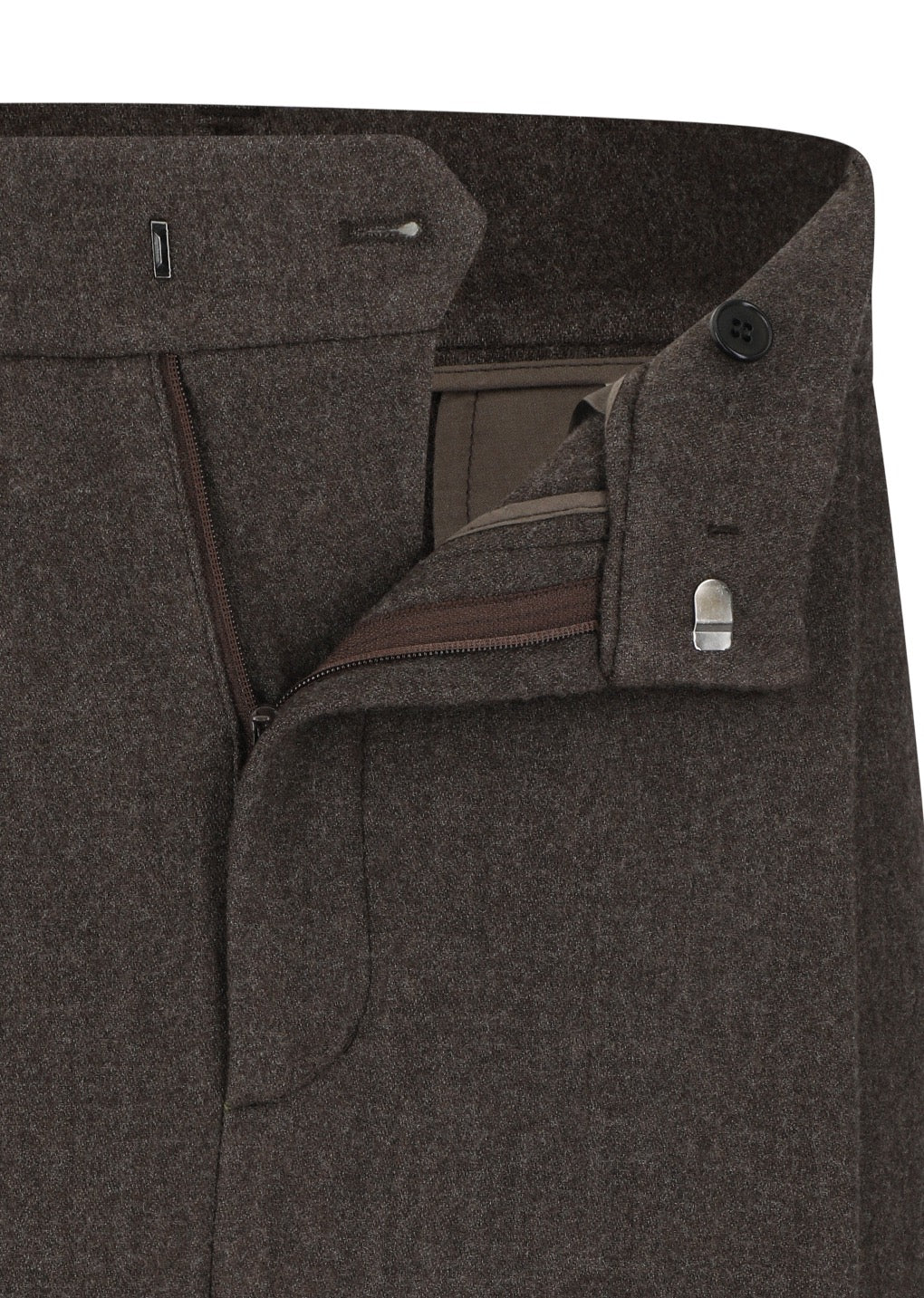 Brown Wool Martin Pants