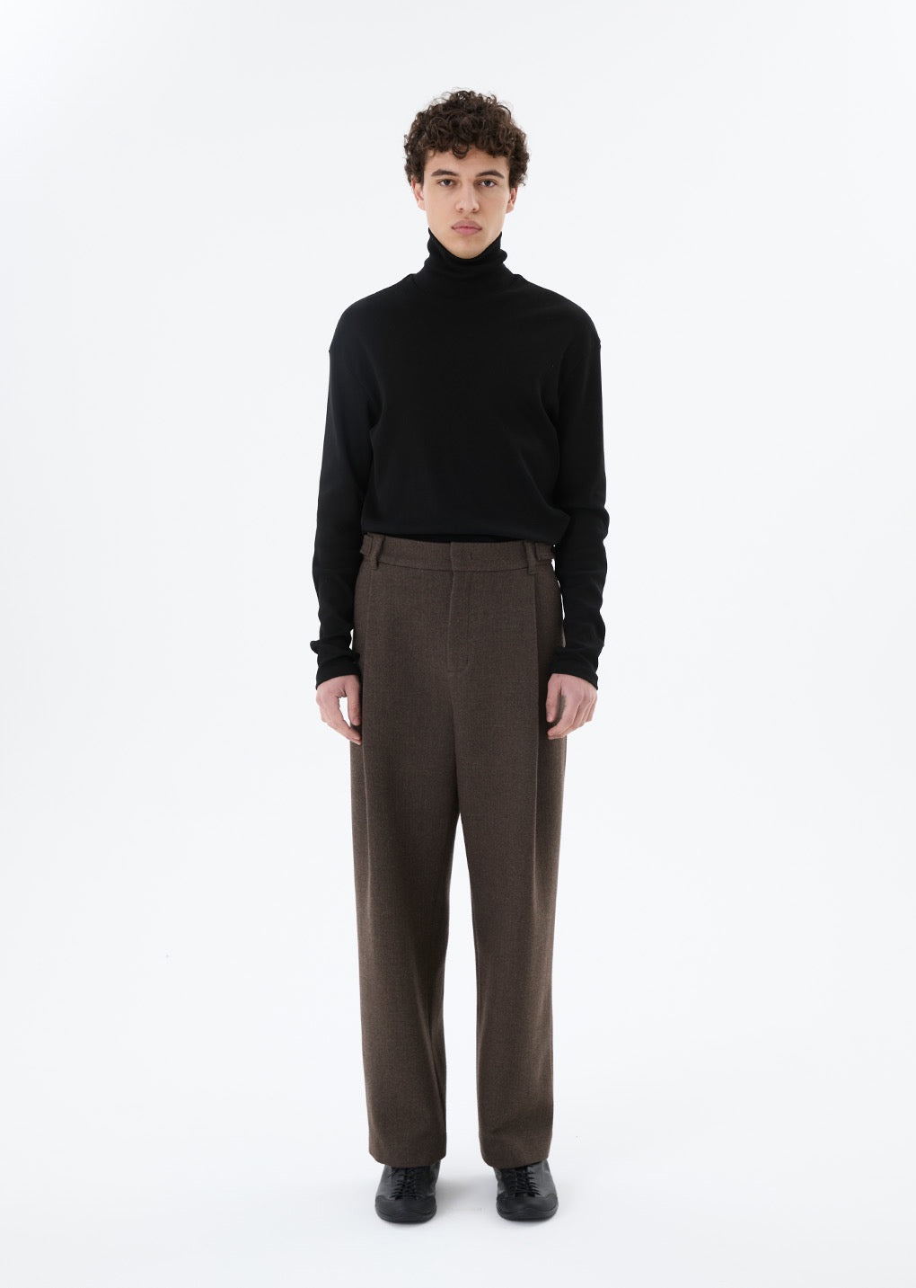 Brown Wool Martin Pants