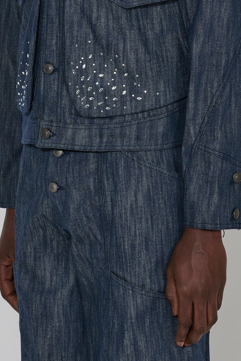 _J.L - A.L_ Rhodus Rhinestones Mantle Jacket
