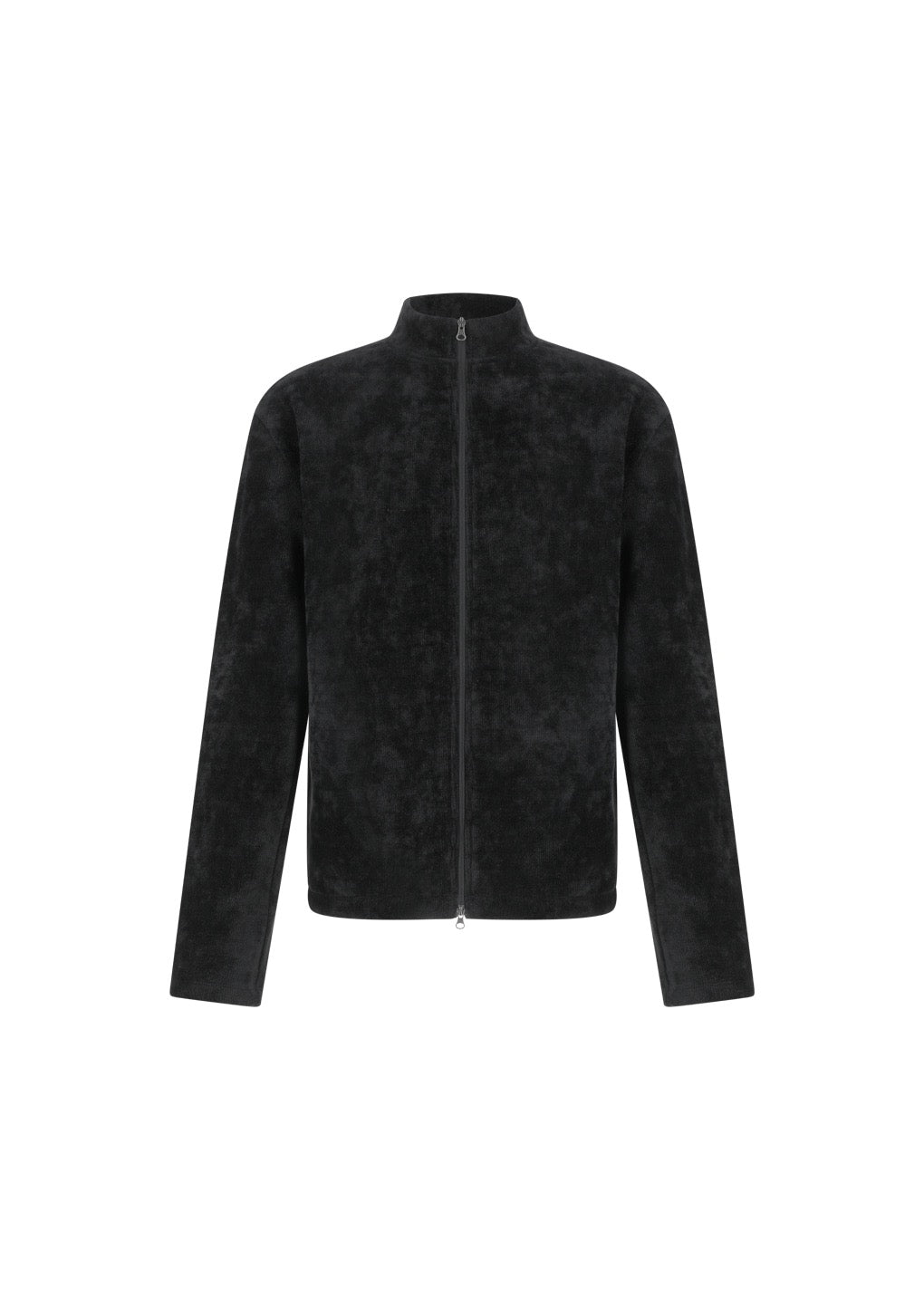 Black Velvet Zip Up Jumper