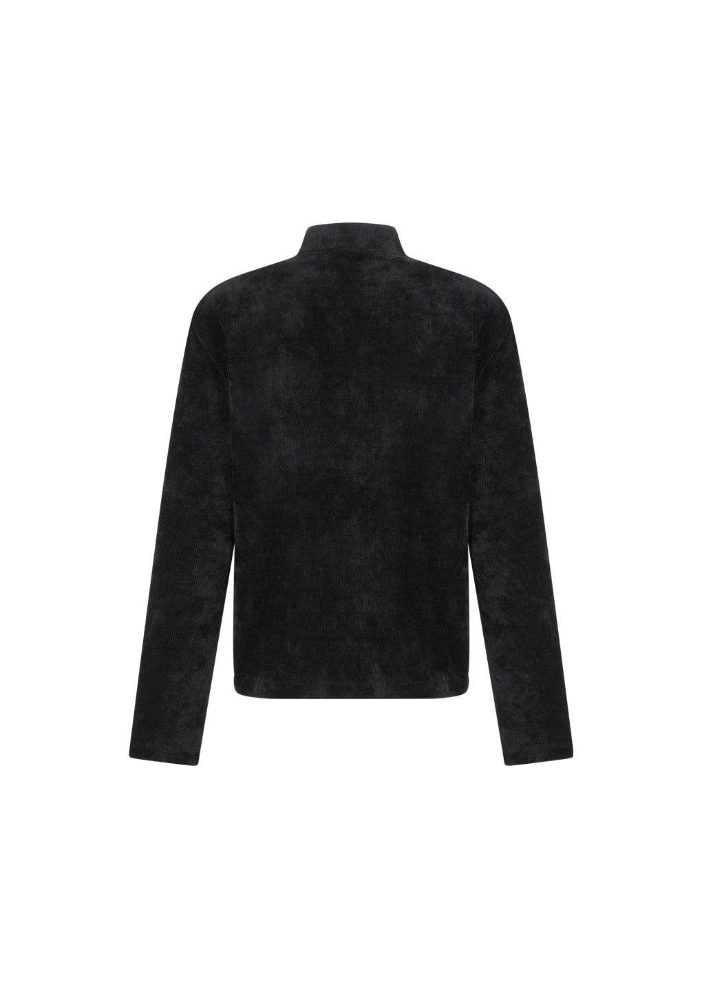 Black Velvet Zip Up Jumper