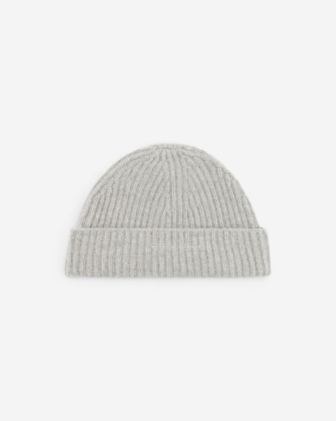 Polished Palladio Ribbed wool beanie