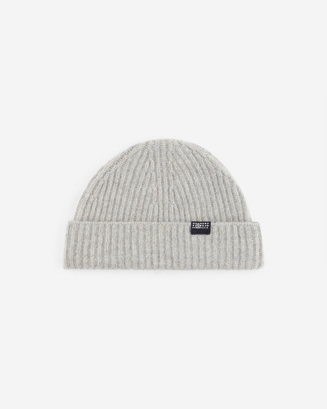 Polished Palladio Ribbed wool beanie
