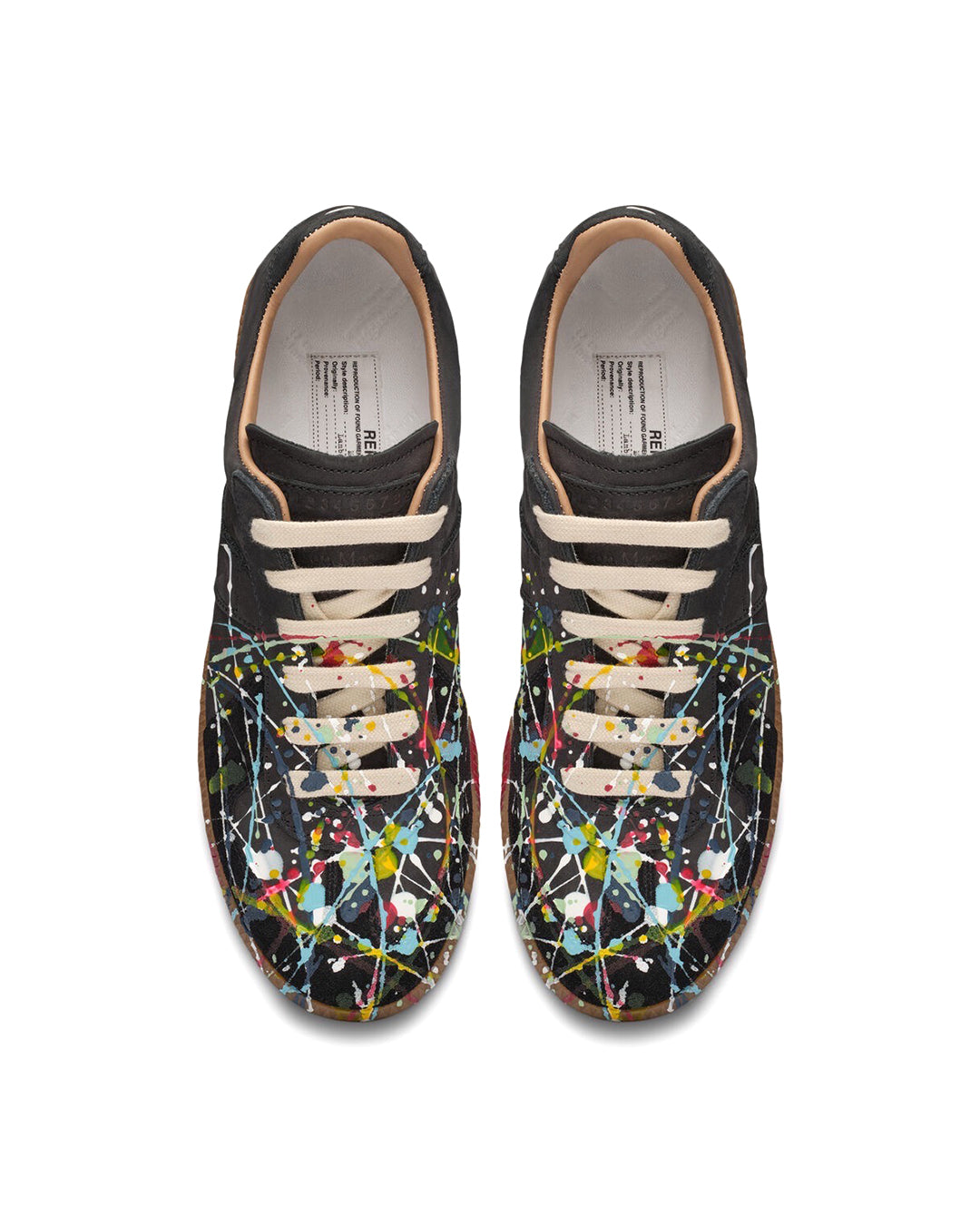 Black Paint Replica sneakers