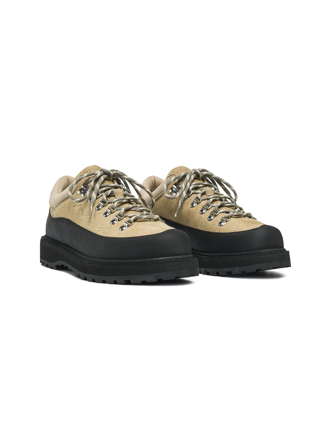 Sesame Structured Leather Cornaro Gomma