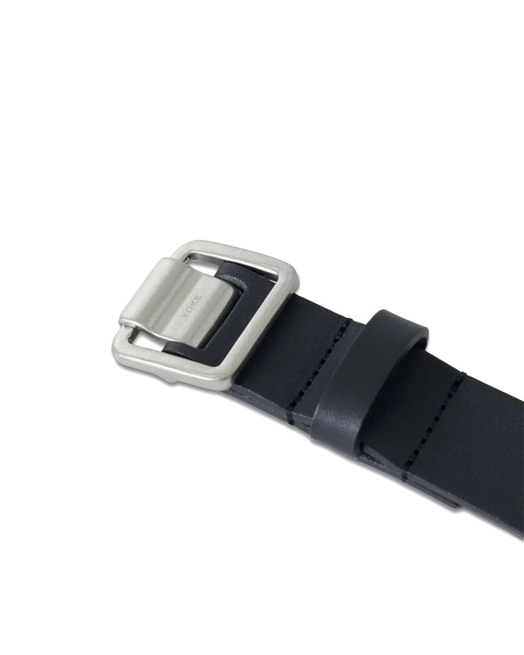 Black Leather Nallow Belt