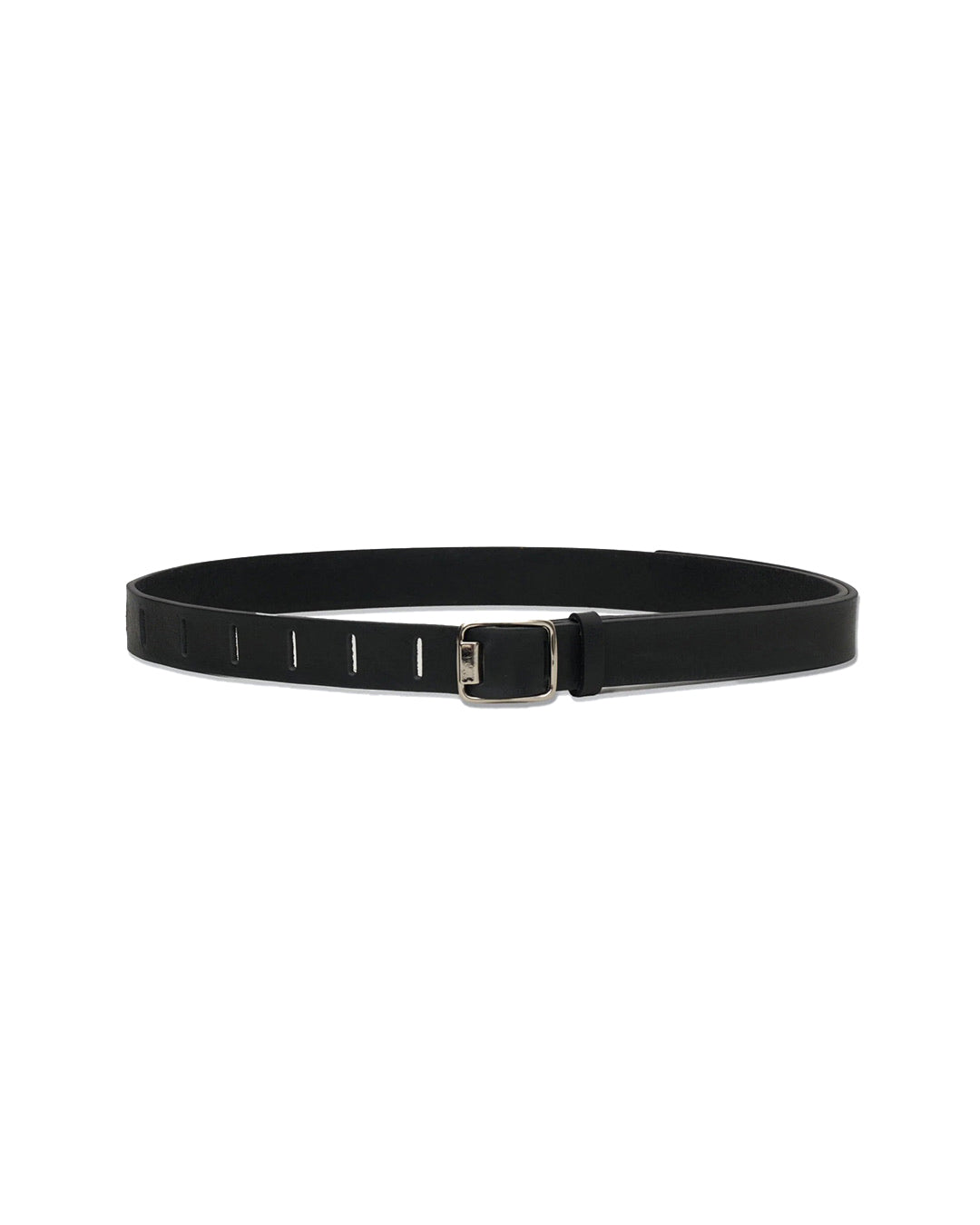 Black Leather Wide Belt