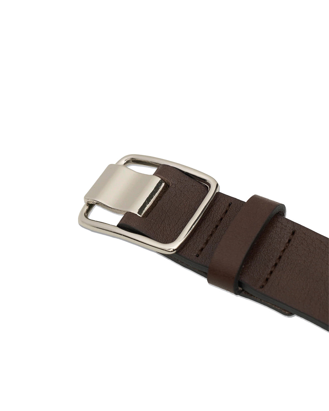 Brown Leather Wide Belt