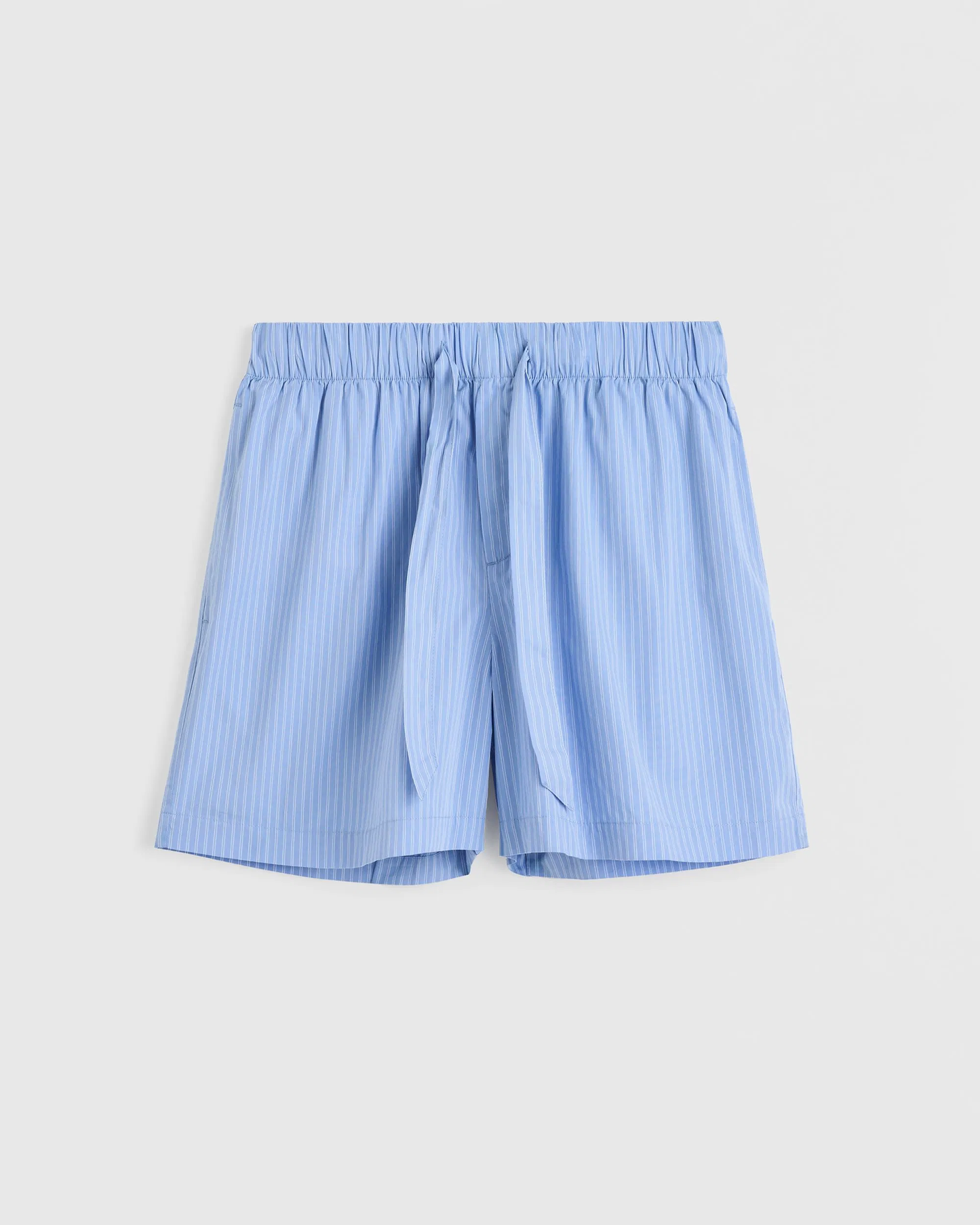 Pin Stripes Cotton Poplin Pyjamas Shorts