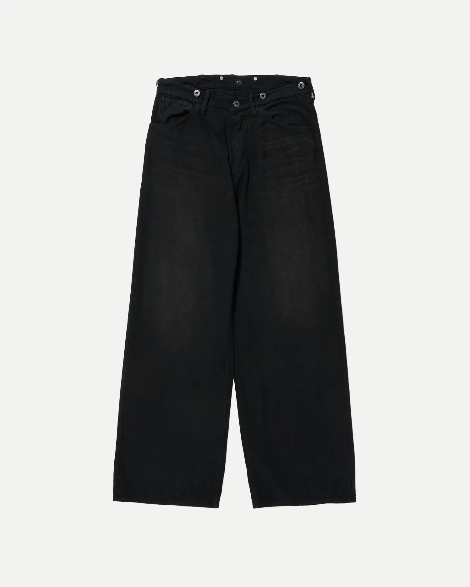 Damaged Sumi Dyed Black Lot.209 Buckle Backed Trousers